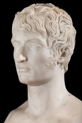 Buste de Louis Bonaparte (marbre) (détail)